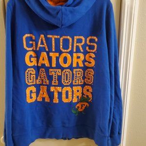 FLORIDA GATORS ZIP UP HOODIE WOMEN size L